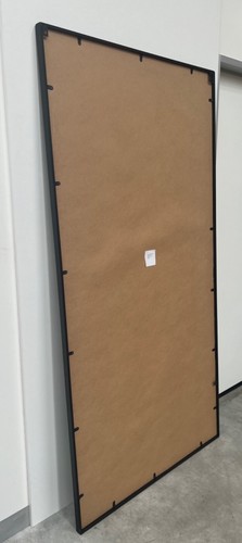 Iron Frame Grid Mirror 100x200cm Black Industrial Style HD Minimalist Home Décor - Picture 8 of 9