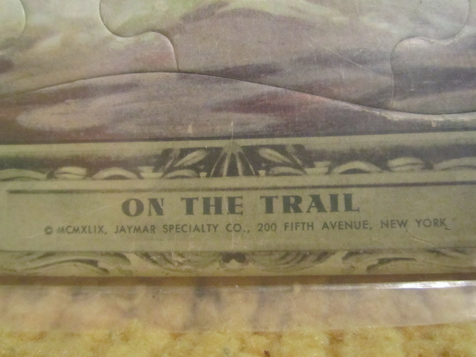 "On The Trail," a Jaymar Specialty Company Puzzle, from 1949 2 eBay