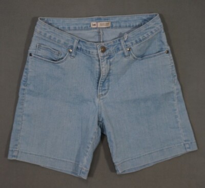 UC18417 **LEE** SLENDER SECRET DENIM WOMENS JEAN SHORTS 28x7 | eBay