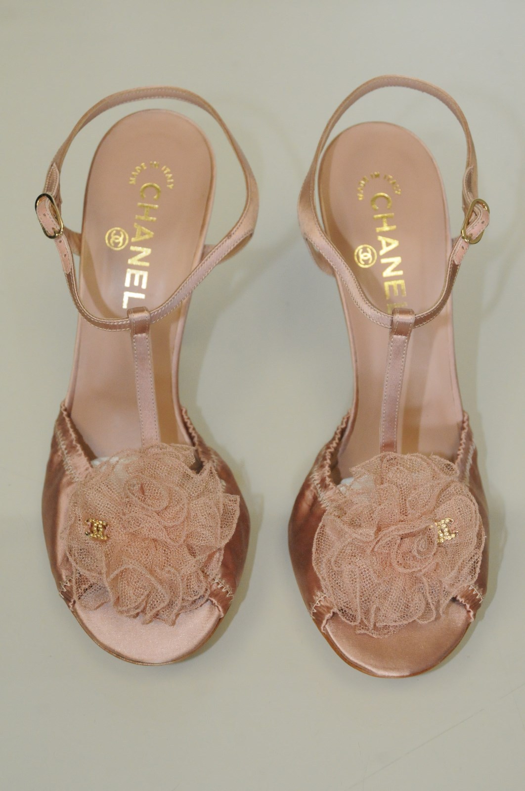 nude chanel sandals