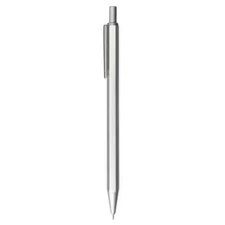 MUJI Aluminum Hexagonal Ballpoint Pen 0.7mm Black Needle type Made in Japan
