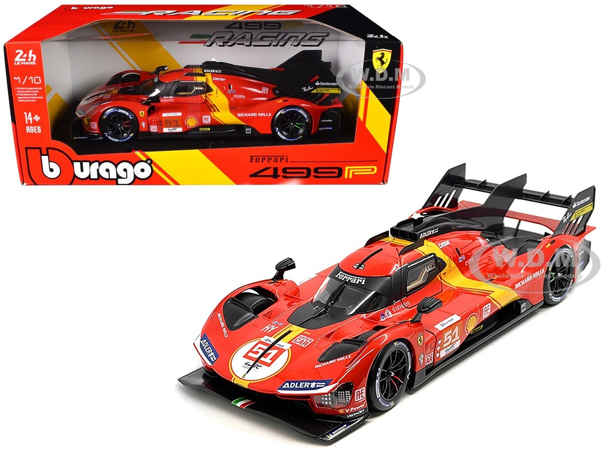 BBURAGO 1/18 - FERRARI 499P 3.0L TURBO V6 - WINNER 24H LE