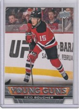 Reid Boucher 2013-14 Upper Deck Young Guns Rookie New Jersey Devils