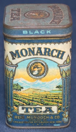 Monarch Black Tea Tin, 4 oz. - Reid Murdoch & Co., Chicago - Picture 2 of 6