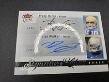 Brady Quinn Darius Walker 2007 Signature Class Ultra Dual autograph - NOTRE DAME