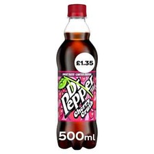 Dr Pepper Zero Cherry Crush bottles Pack of  12 x 500ml