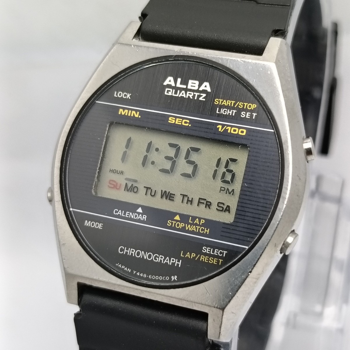 Seiko ALBA Y448-6000 Quartz Digital Vintage Men's Watch | eBay
