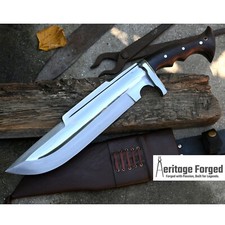 Bowie knife-12 inches long Large hunting knife-tactical-survival-combat knife