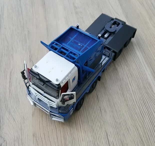 Nicolas Tractomas 4-Axle Truck Blue - Tii Group - IMC 1:50 Scale