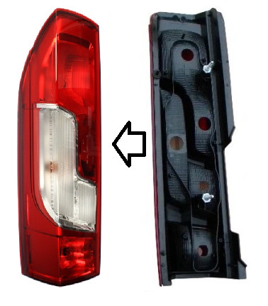 Feu arriere gauche Fiat Ducato 2015 2018 optique de signalisation OEM 1380673080