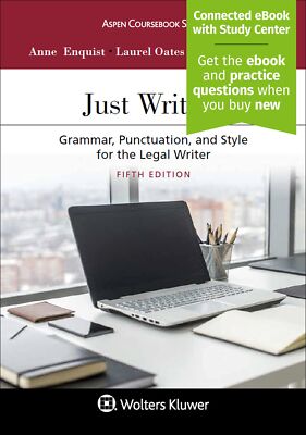 Just Writing: Grammar, Punctuation, and Style for the Legal Writer (Aspen