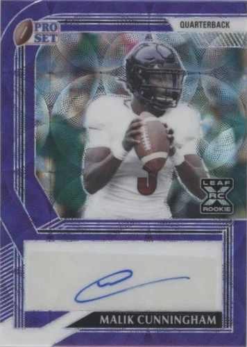 2022 Leaf Pro Set Metal Malik Cunningham #PA-MC2