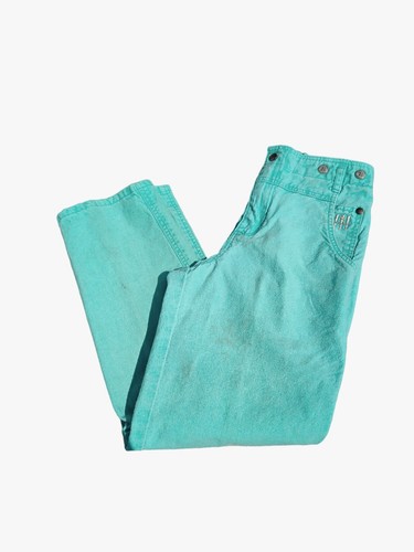 Vintage 80s Sahara Club Aqua Straight Leg Stone Washed Jeans Size 6 Boys K85