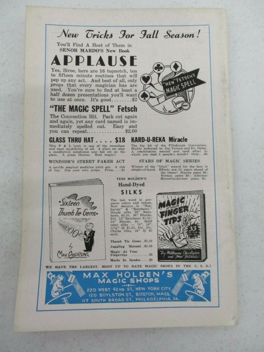 THE LINKING RING MAGAZINE SEPTEMBER 1947 VOL 27 NO 7 ARTHUR