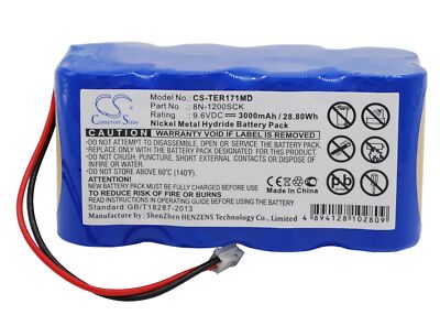 3000mAh Battery for Terumo infusion pump TE-171,infusion pump TE-172,TE-171