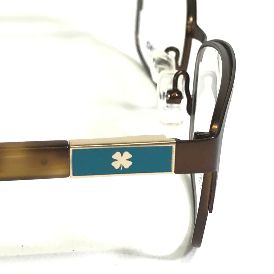 Monturas de gafas Lucky Brand D119 MARRÓN tortuga rectangulares borde completo 53-16-140 Foto 4 de 4