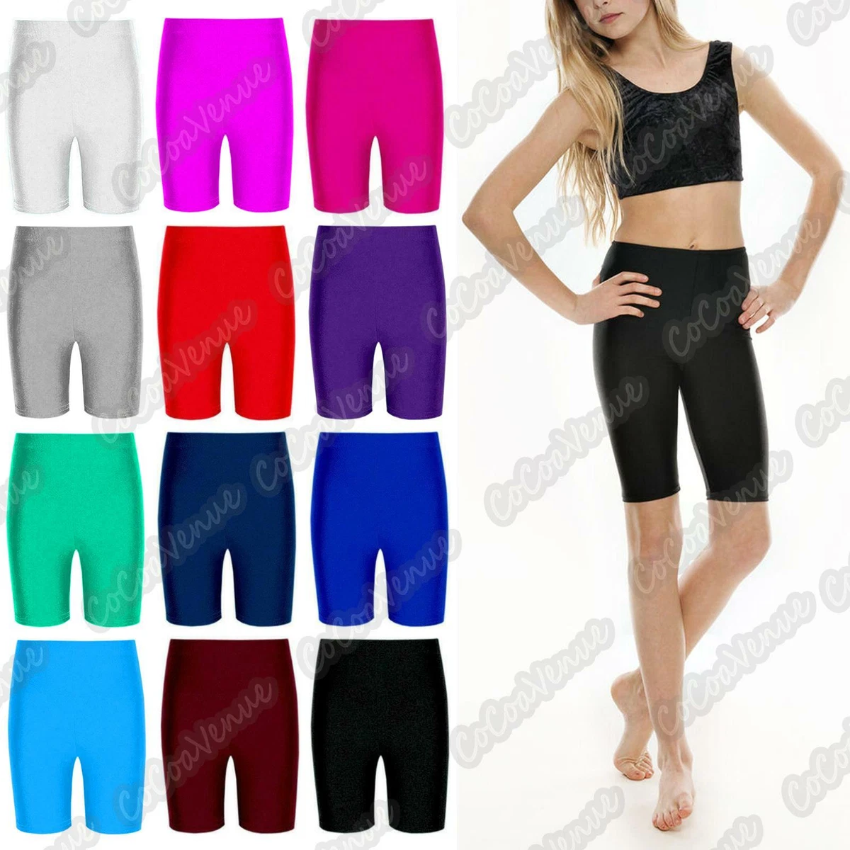 Girls on sale spandex shorts