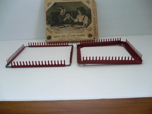 1949 Homeside Hand Weaving Loom w/Instructions + One Other Loom - Picture 9 of 16