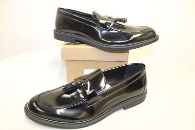Schuh randall tassel loafers in Black EU Größe: 46,5 Neu Rechnung MwSt