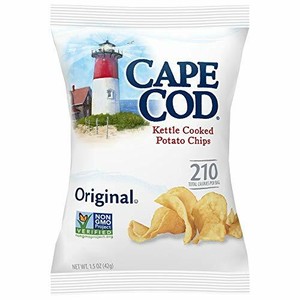 Cape Cod Potato Chips Original Kettle Cooked Chips Snack ...