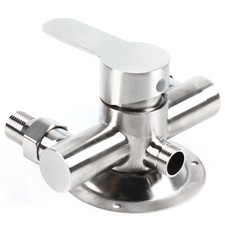 Exposed Shower Mixer Valve Faucet Bathroom Stainless Steel 1/2" Wall Mounted NEW