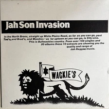 Jah Son Invasion - Wackies LP RE 2003 Roots Reggae, Dub