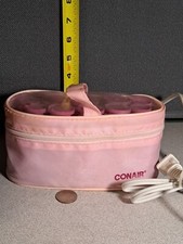 Vintage Hot Rollers Electric Conair with pink carry case 2500L204
