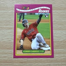 MLB Topps TBT 49 87 TOYS R US CORBIN CARROLL ARIZONA DIAMONDBACKS ROOKIE PINK /5