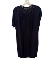 boutique navy blue dress size 14