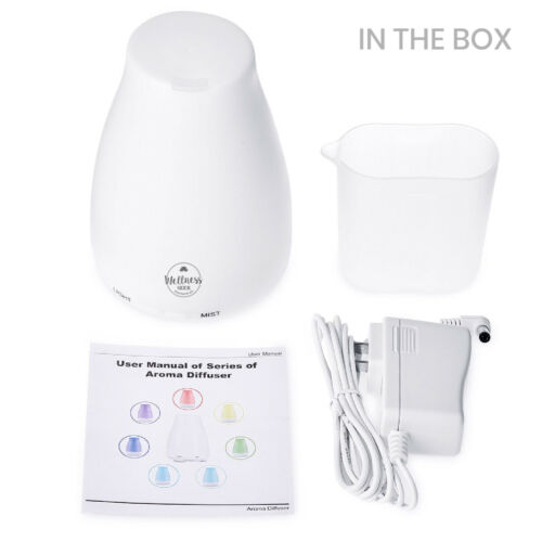100ml Essential Oil Diffuser Humidifier Aromatherapy Ultrasonic 7 LED Aroma Mist - Picture 7 of 7