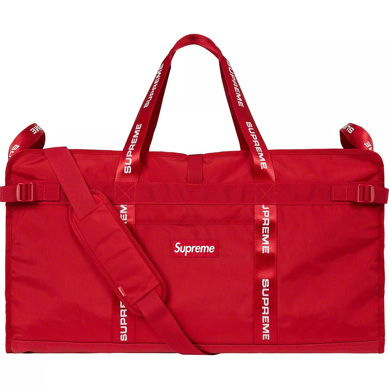 Sac à provisions rouge grand fourre tout FW22 Supreme neuf résistant à l'eau