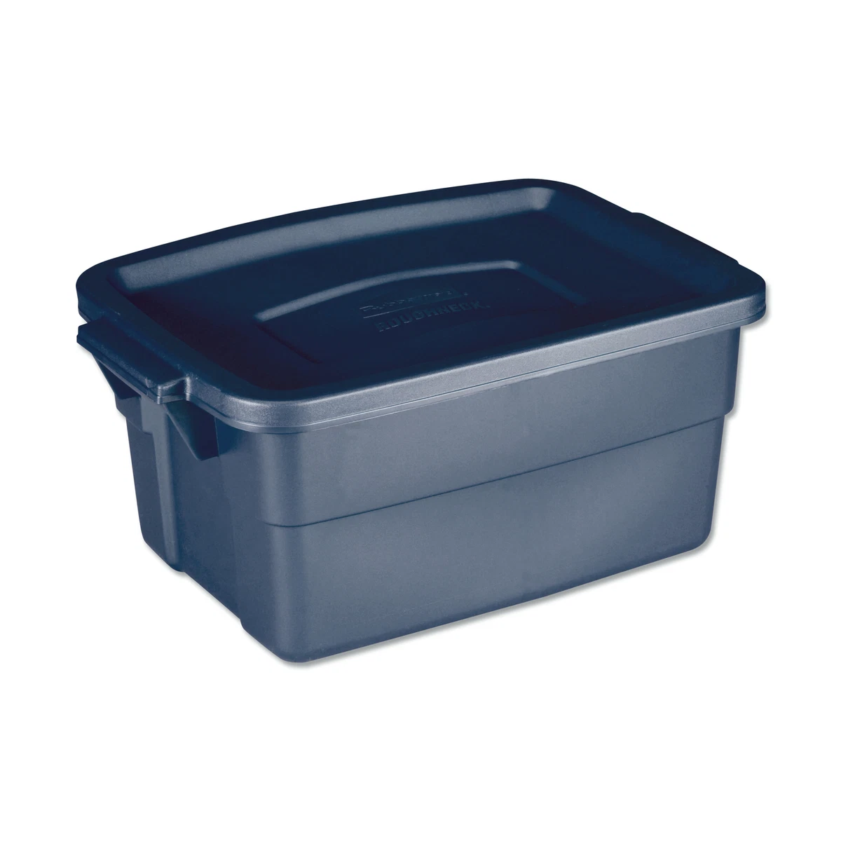 Rubbermaid Roughneck Storage Box 10 5/8w x 15.687d x 7h Dark Indigo  Metallic 51596300012