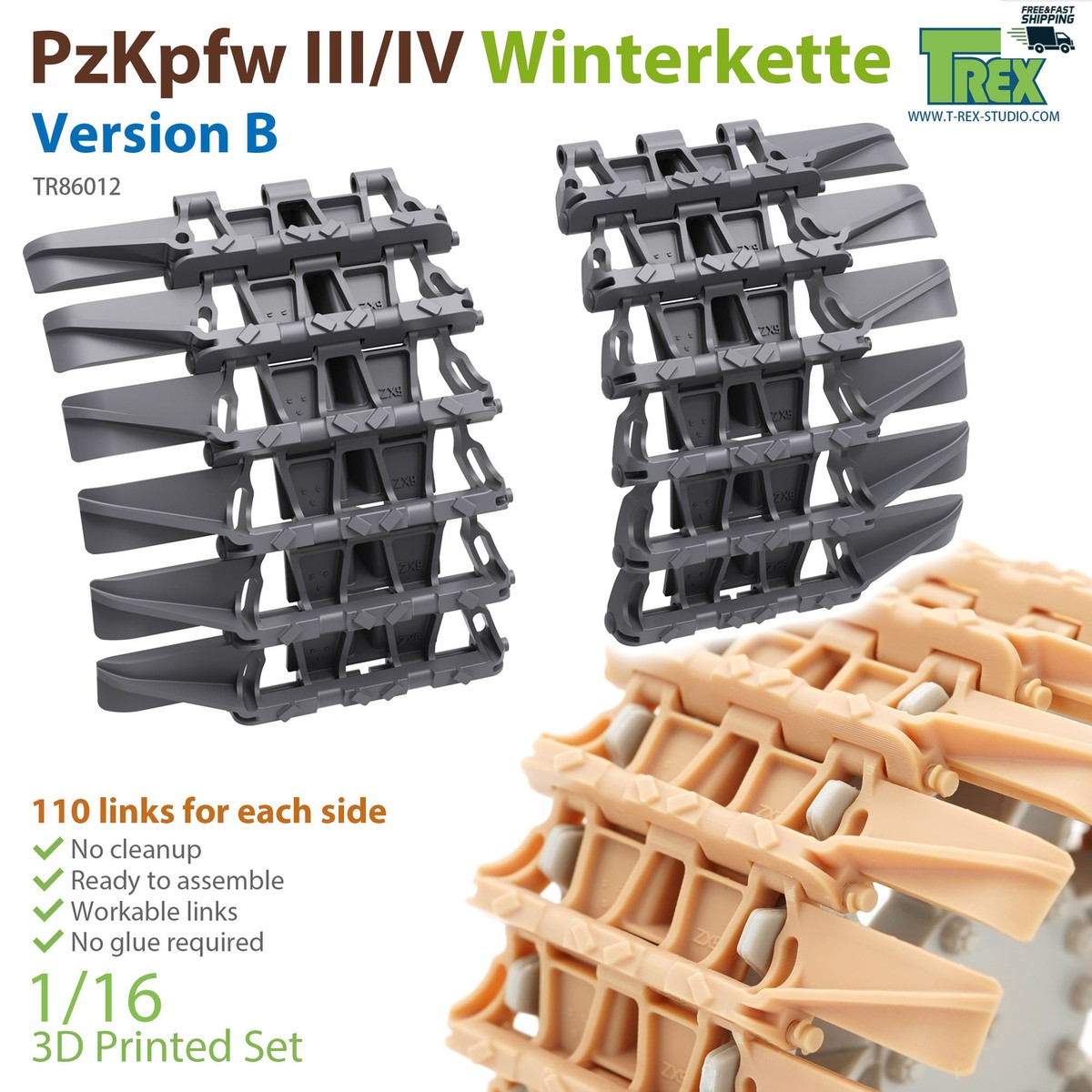 T-REX 86012 1/16 SCALE PzKpfw III/IV Winterkette Version B | eBay