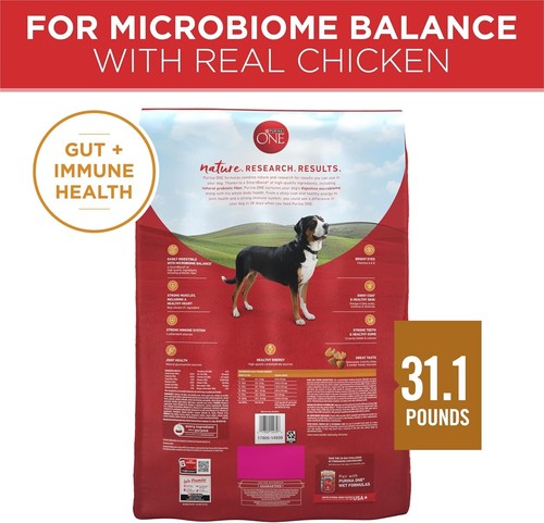 Purina ONE Chicken and Rice Formula Dry Dog Food 31.1 lbs. - Picture 3 of 6
