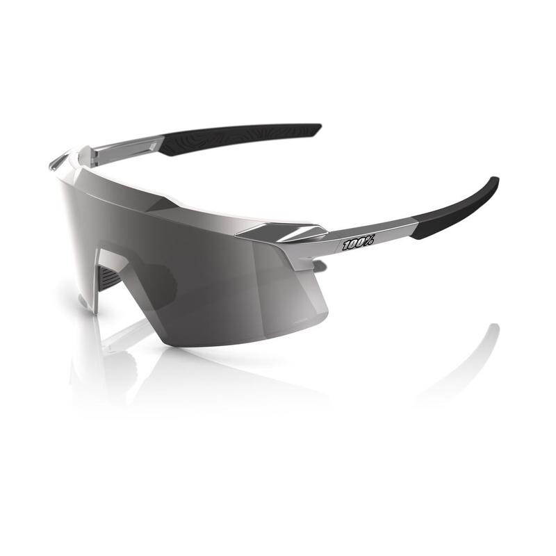 ウェア 100% AEROCRAFT Gloss Black Chrome 100% Aerocraft Sunglasses, Gloss Black Chrome frame - HiPER