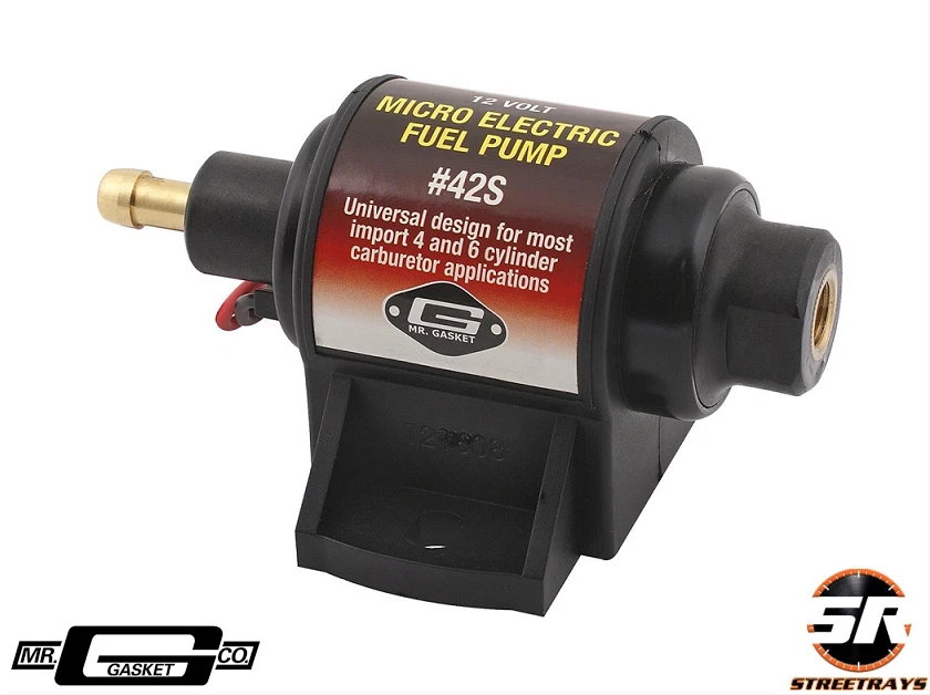 Bomba de Combustible Eléctrica Mr Gasket 42S; Micro Eléctrica 28GPH, 3.5psi Gasolina (NUEVA) Foto 3 de 3