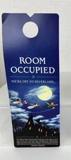 Disney Parks ROOM OCCUPIED WE'RE OFF TO NEVERLAND Door Hanger Peter Pan & Kids