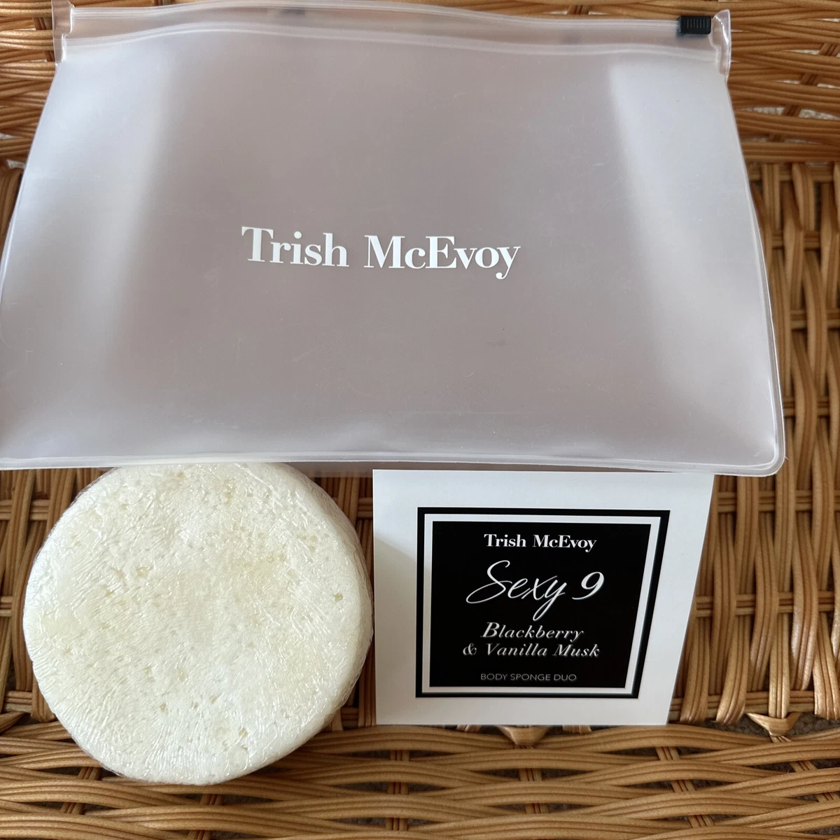 Trish McEvoy Sexy 9 Body Sponge Blackberry Vanilla Musk eBay