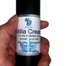 Milia Treatment Cream With Salicylic Acid, Retinol Liposomes, Olive Squalene,