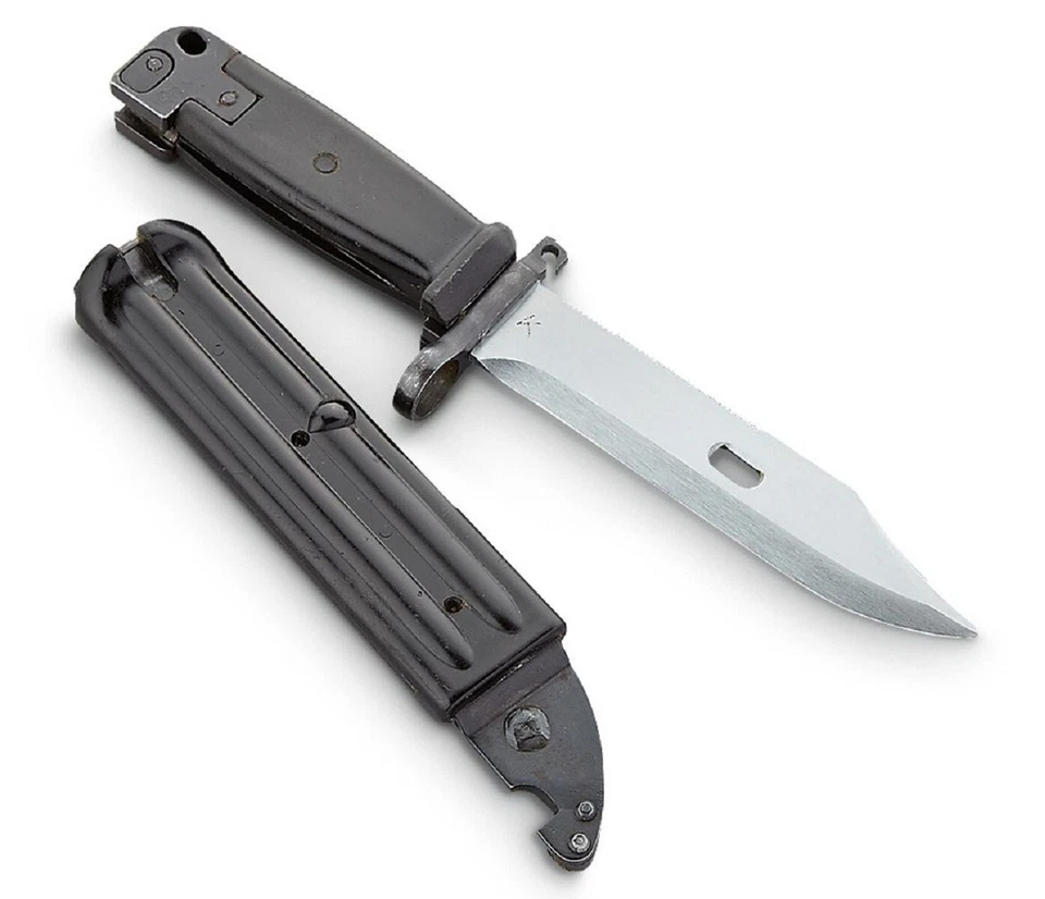 Yugoslavian Type III Multi-Purpose Combat Knife Bayonet & Scabbard - Mil Surplus - Image 2 of 4