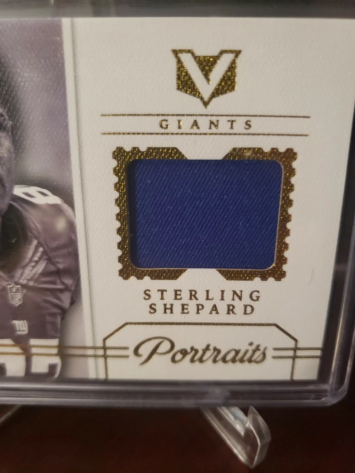 2017 Panini Vertex Portraits Jerseys #38 Sterling Shepard #91/99 - Image 2 of 4