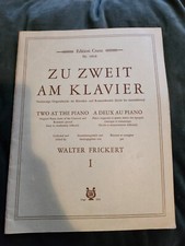 Zu Zweit Am Klavier - Walter Frickert I - Edition Cranz Nr 1018 - 1961 - Piano