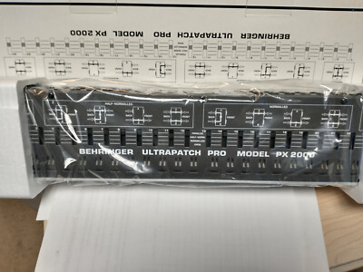 NEW Behringer Ultrapatch Pro Model PX 2000 (PX2000) - 48 Point Patch Bay w/box-