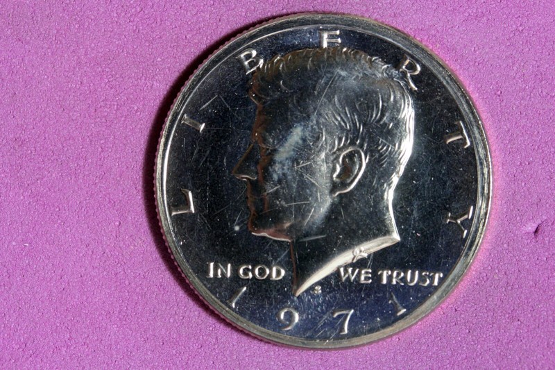ESTATE FIND 1971 - S PROOF KENNEDY HALF DOLLAR!!  #N04844