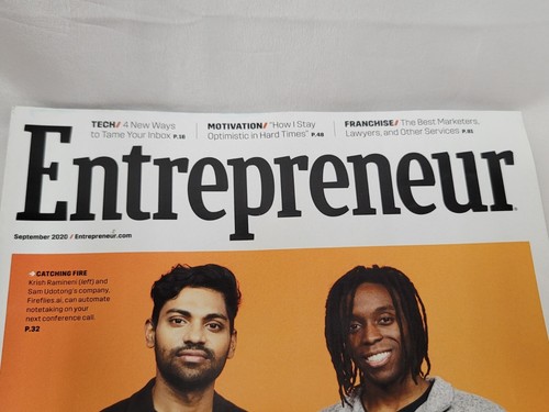 Entrepreneur Magazine Sept 2020 Young Millionaires 17 Founders Redefining Future - Imagen 2 de 9