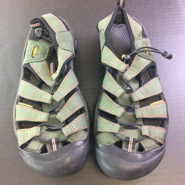 Keen Green Leather Bumper Toe Adjustable Fit Waterproof Sandals Shoes Men's 8.5 | eBay