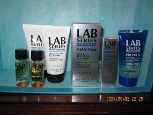 Lab Series Men's Care Max LS Cleanser, Toiletries Travel Size Mixed Lot of 7 New - Picture 2 of 5