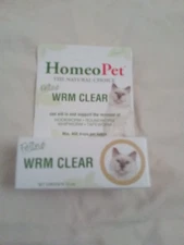 HomeoPet Feline Wrm Clear, 15 ML Per Bottle For Cats