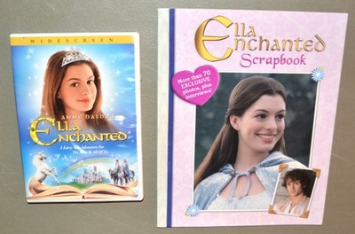 DVD and Scrapbook - Ella Enchanted - Anne Hathaway