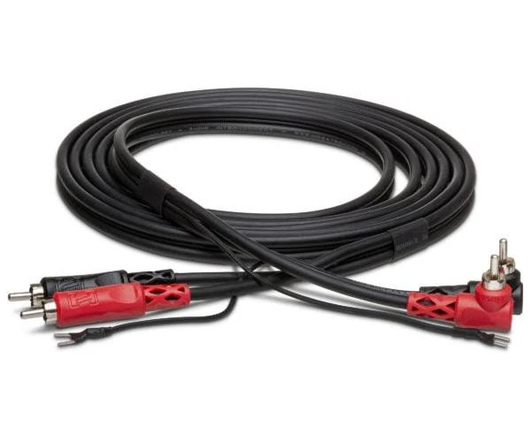 Hosa CRA-201PB Stereo Interconnect Dual RCA to Dual Piggyback RCA Cable - 3.3 - Image 4 of 4